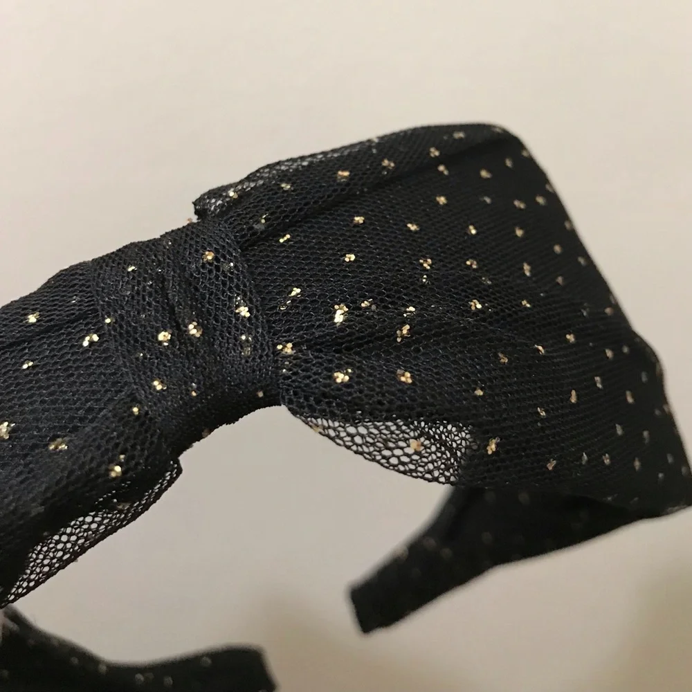 NWT J. Crew Factory Glitter Wrapped Headband Sparkle Whimisgoth Witchy Halloween